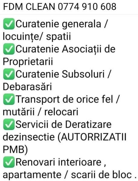 Fdm Clean - Firma curatenie